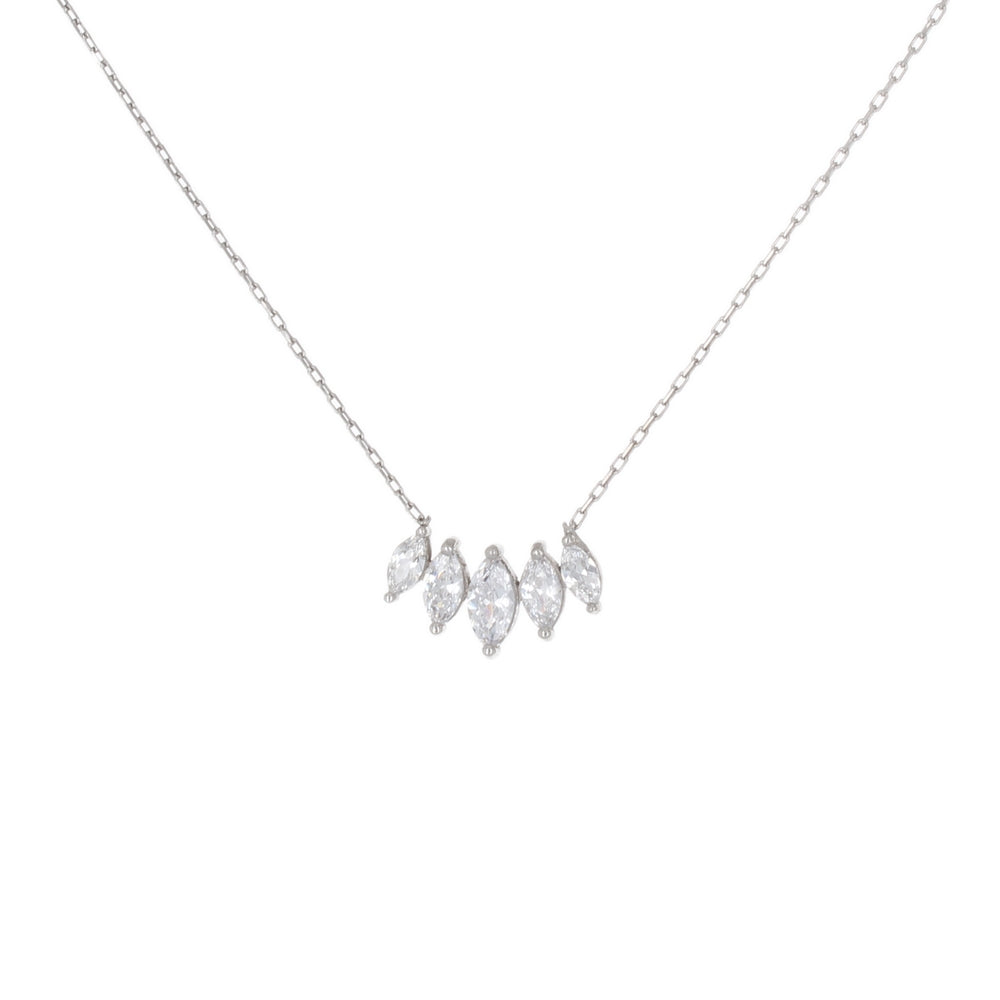5 MARQUISE CZ DAINTY NECKLACE