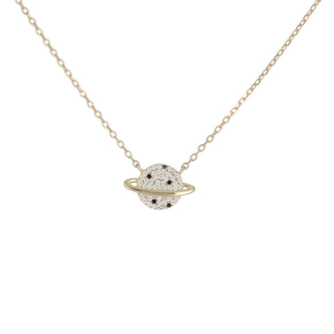 SATURN DAINTY NECKLACE
