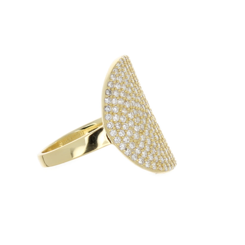 PAVE DISC RING