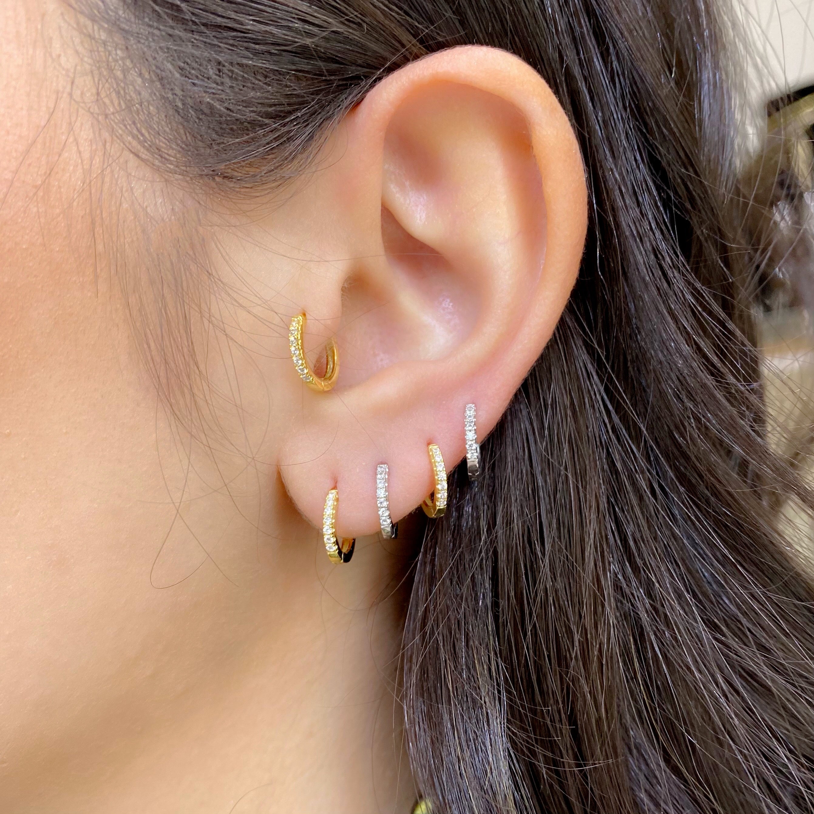 Danielle Huggie Earrings